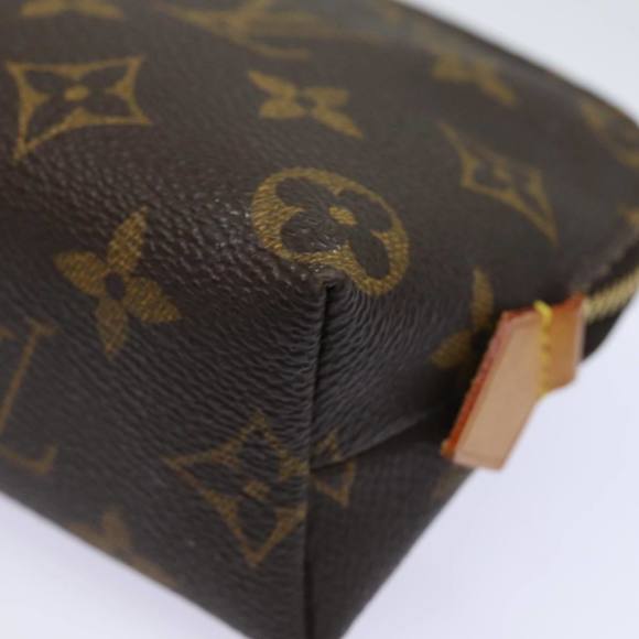 LOUIS VUITTON Monogram Pochette Cosmetic PM Cosmetic Pouch M47515 LV Auth 78984 - Picture 14 of 16